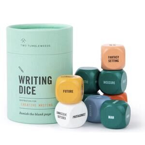 Writing Dice - Creative Writing Game for Adults, Writers & Teachers - Set of ...